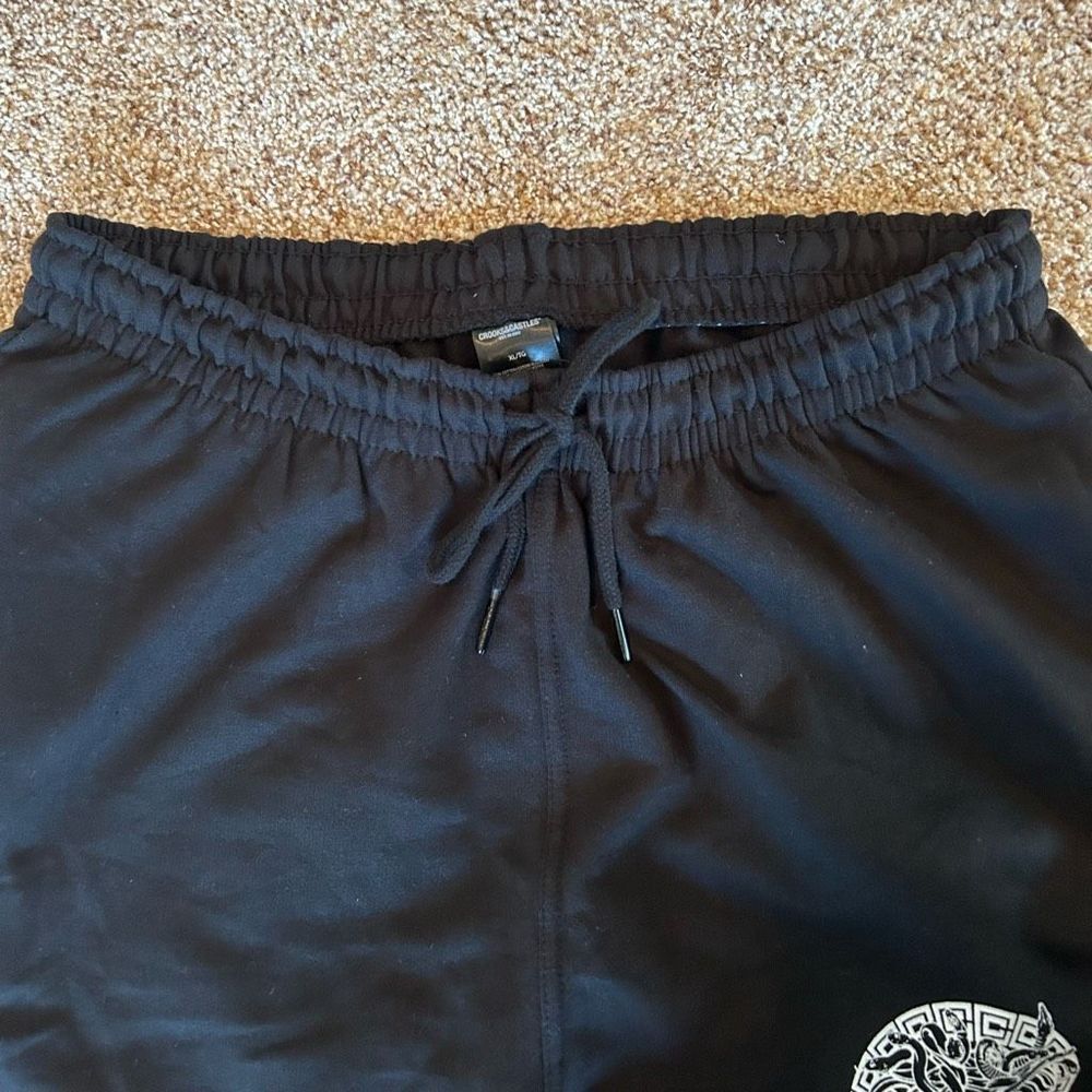 NWT 5XL Crooks and Castle Jogger Pants Mens Black - Picture 6 of 12